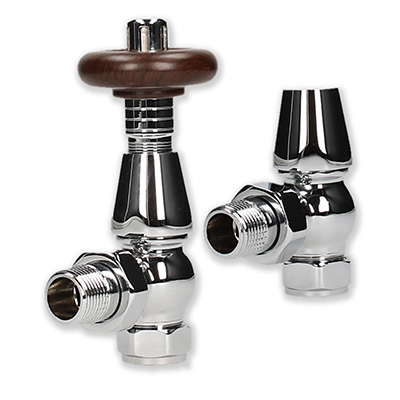 Bentley Traditional Chrome TRV & Lockshield Valve Set